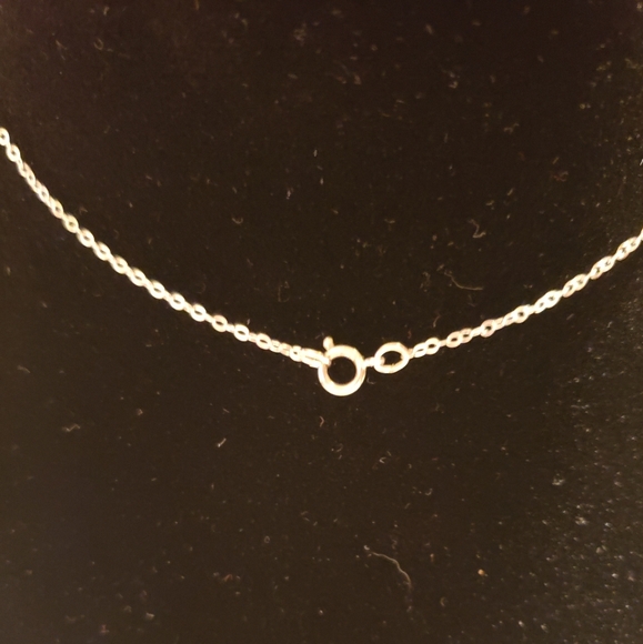 CZ Pear Solitaire in Silver Setting - Picture 3 of 3